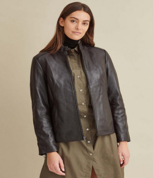 Thinsulate Leather Scuba Jacket
