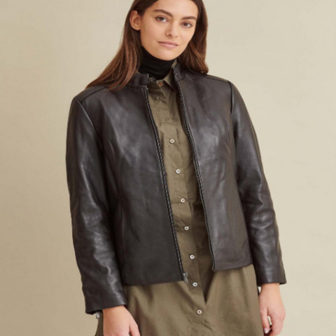 Thinsulate Leather Scuba Jacket