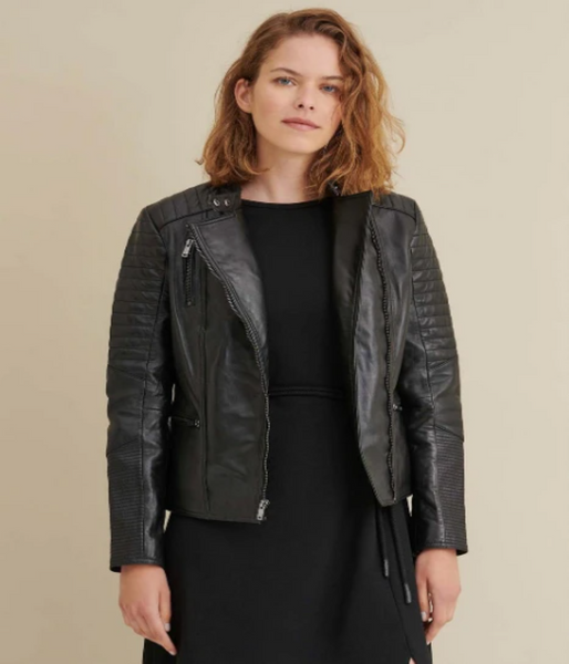 Hadley Quilted Leather Jacket