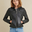 Kendra Leather Rider Jacket