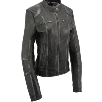 Leather Jacket Scuba Style