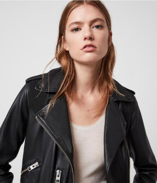 Balfern Leather Biker Jacket