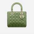 Lady Dior Medium Bag Green