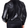 LEATHER BOMBER JACKET