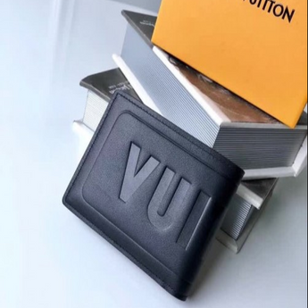 LV Fall-Winter 2018 Multiple Wallet Dark Infinity Leather