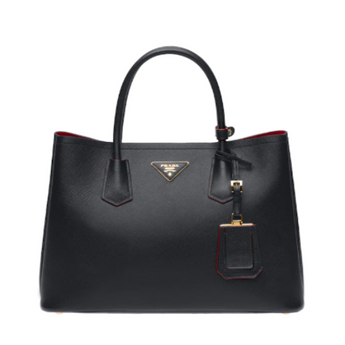Prada Double Medium Bag Black