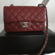 Chanel Mini Flap Bag Maroon
