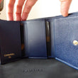 Chanel Boy Small Flap Wallet Blue
