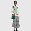 Gucci Zumi Grainy Leather Small Shoulder Bag Dark Green