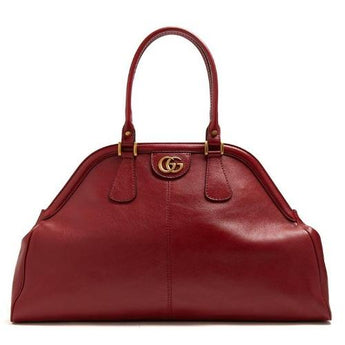 Gucci Re(Belle) Large Top Handle Tote Leather Red