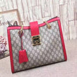 Gucci Padlock Small Shoulder Bag Red