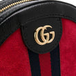 Gucci Ophidia Mini Round Shoulder Bag Red