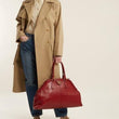 Gucci Re(Belle) Large Top Handle Tote Leather Red