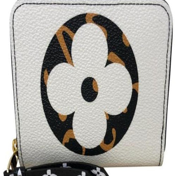 LV Jungle Zippy Coin Purse Giant Monogram Ivoire