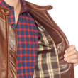 Tanned Cowhide Leather Moto Jacket