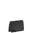 Prada Saffiano Leather Card Holder Black