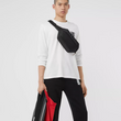 Burberry Logo Detail ECONYL® Sonny Bum Bag Black