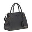 Prada Monochrome Saffiano Leather Bag Magnolia
