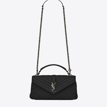 Saint Laurent Large College In Black