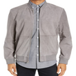 Suede Bomber Leather Jacket