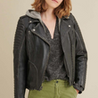 Leather Moto Cycle Jacket