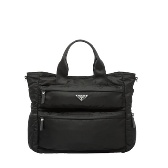 Prada Nylon Tote Bag Black