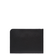 Prada Saffiano Leather Document Holder Triangle Logo Black