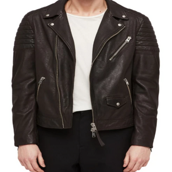 Leo Leather Biker Jacket