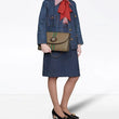 Gucci Mini GG Supreme Canvas Rajah GG Medium Shoulder Bag