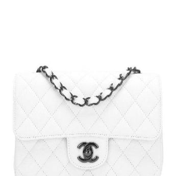 Chanel Mini Classic Rectangle Flap Bag White