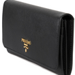 Prada Leather Wallet Black