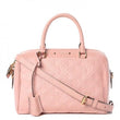 LV Speedy Bandouliere 30 Monogram Empreinte Leather Rose Poudre
