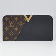 LV Monogram Canvas And Leather Kimono Wallet Black