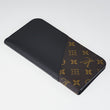 LV Monogram Canvas And Leather Kimono Wallet Black