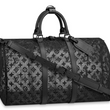 LV Abloh Keepall Bandouliere 50 Mesh Monogram