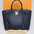 LV Lockmeto Handbag Luxury Leather Marine Rouge