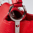 LV Capucines MM Taurillon Leather Bag Rubis