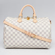 LV Speedy Bandouliere 35 Damier Azur Canvas