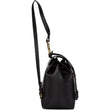 Fendi Black Leather Backpack