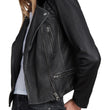 CARGO BIKER LEATHER JACKET