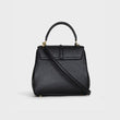 Celine Small 16 Bag In Grained Calfskin Black