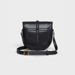Celine Small Besace 16 Bag In Pony Calfskin With Leopard Print