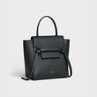 Celine Nano Belt Bag In Grained Calfskin Black