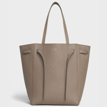 Celine Small Cabas Phantom In Soft Grained Calfskin Taupe