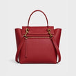 Celine Micro Belt Bag In Grained Calfskin Ruby