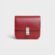Celine Medium Classic Bag In Box Calfskin Red/Silver Hardware