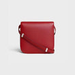 Celine Medium Classic Bag In Box Calfskin Red/Silver Hardware