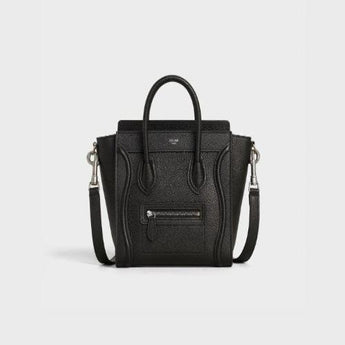 Celine Nano Luggage Tote Black