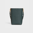 Celine Sangle Bucket Bag In Soft Grained Calfskin Amazone