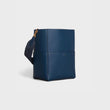 Celine Sangle Bucket Bag In Soft Grained Calfskin Deep Blue